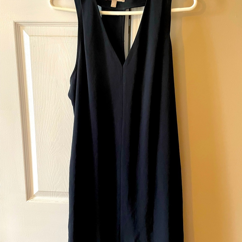 Banana Republic V-Neck Sleeveless Black Dress | Size 12